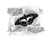 Picture of Creative Expressions 4.6"X4" Rubber Stamp By Andy Skinner-Papillon Dreams