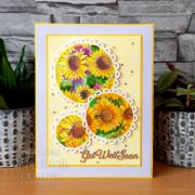 Picture of Creative Expressions Pre Cut Rubber Stamp 5.75"X4.5"-Sunny Days