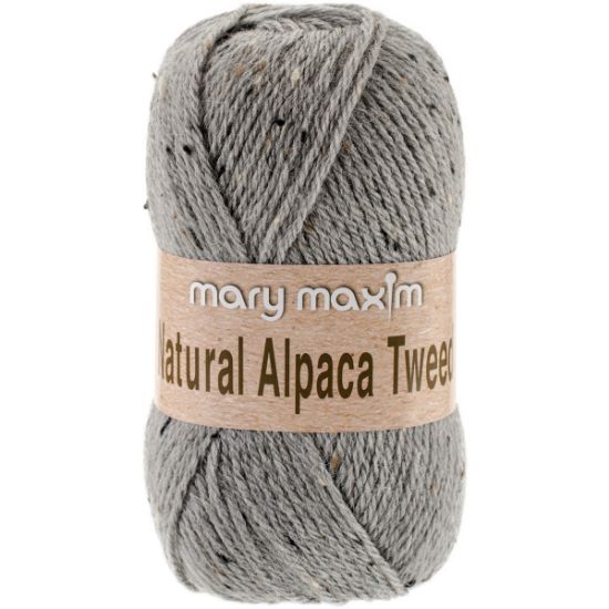 Picture of Natural Alpaca Tweed Yarn Grey