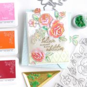 Picture of Pinkfresh Studio Clear Stamp Set 6"X8"-Grant Yourself Grace