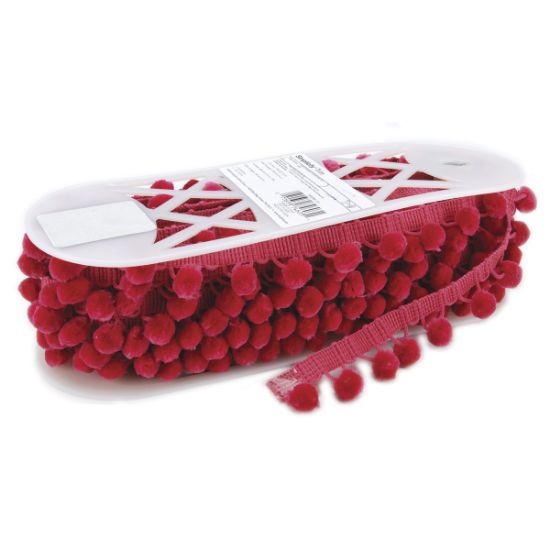 Picture of Ball Fringe 1-1/8"X12yd Strawberry