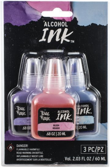 Picture of Brea Reese Alcohol Inks 20ml 3/Pkg Lavender/Blush/Sky