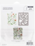 Picture of Pinkfresh Studio Cling Rubber Background Stamp A2 Folk Garden