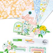 Picture of PinkFresh Chipboard Frames Stickers-Flower Market