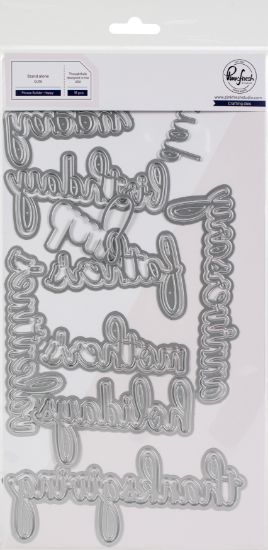 Picture of Pinkfresh Studio Die Phrase Builder: Happy