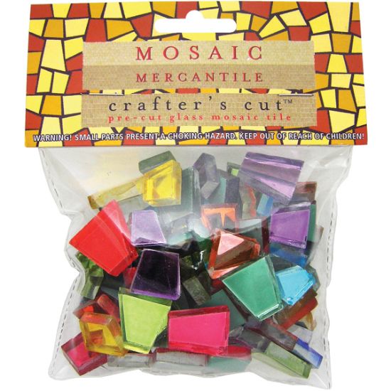Picture of Crafter's Cut Mosaic Tiles .5lb Assorted Mirrors