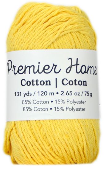 Picture of Home Cotton Yarn - Solid Yellow
