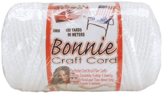 Picture of Bonnie Macrame Craft Cord 6mmX100yd White