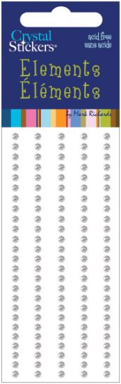 Picture of Crystal Stickers Elements 3mm Round 125/Pkg Clear