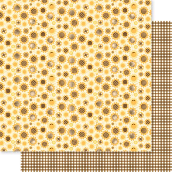 Picture of EIEIO Double-Sided Cardstock 12"X12"-Sunflower Fields