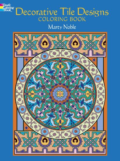 Picture of Dover Publications Decorative Tile Designs Coloring Book