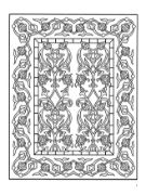 Picture of Dover Publications Decorative Tile Designs Coloring Book