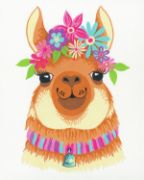 Picture of Paint Works Paint By Number Kit 8"X10" Flowery Llama