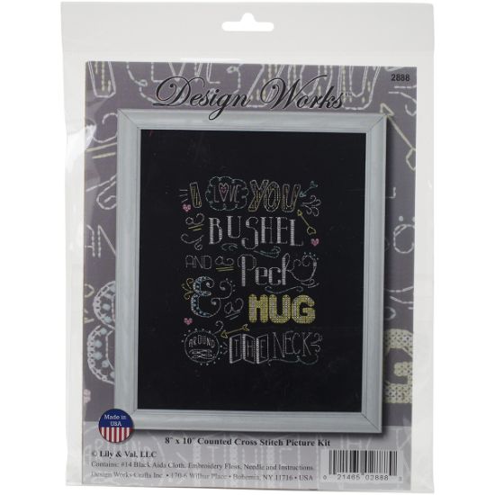 Picture of Bushel And A Peck Counted Cross Stitch Kit 8"X10" 14 Count
