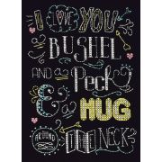 Picture of Bushel And A Peck Counted Cross Stitch Kit 8"X10" 14 Count