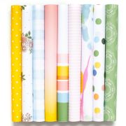 Picture of PinkFresh Studio Double-Sided Paper Pack 12"X12" 12/Pkg-Spring Vibes, 12 Designs/1 Each