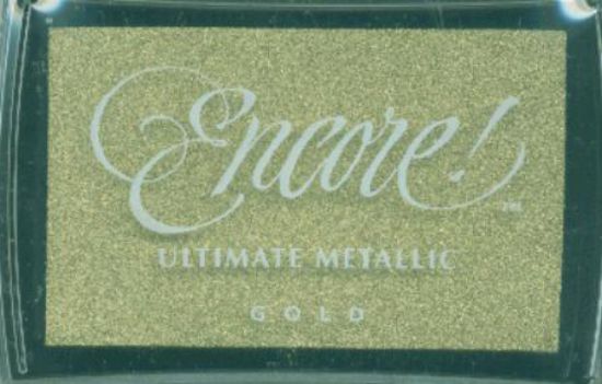 Picture of Encore Ultimate Metallic Ink Pad Gold