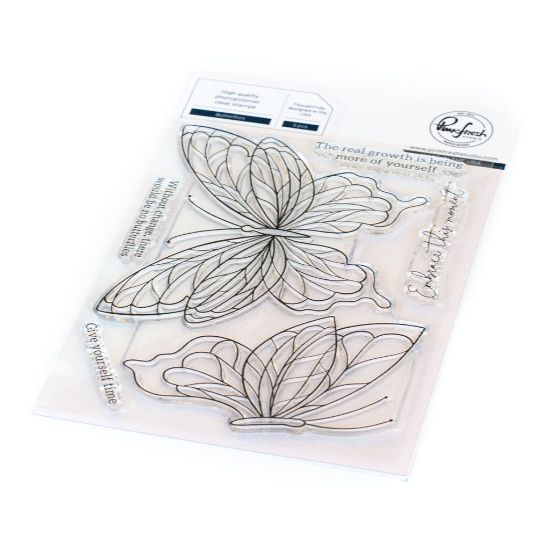 Picture of Pinkfresh Studio Clear Stamp Set 4"X6" Butterflies
