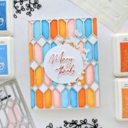 Picture of Pinkfresh Studio Stencils 4.25"X5.25" 3/Pkg-Stained Glass Layering