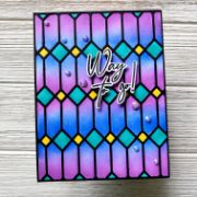 Picture of Pinkfresh Studio Stencils 4.25"X5.25" 3/Pkg-Stained Glass Layering