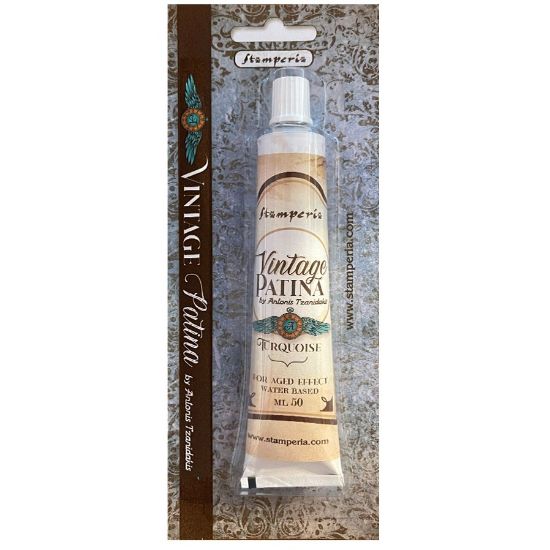 Picture of Stamperia Vintage Patina 50ml-Turquoise