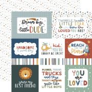Picture of Dream Big Little Boy Double-Sided Cardstock 12"X12"-Journaling Cards