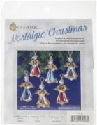 Picture of Nostalgic Christmas Beaded Crystal Ornament Kit Crystal Angels Gold
