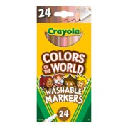Picture of Crayola Colors Of The World Fine Line Washable Markers 24/Pk