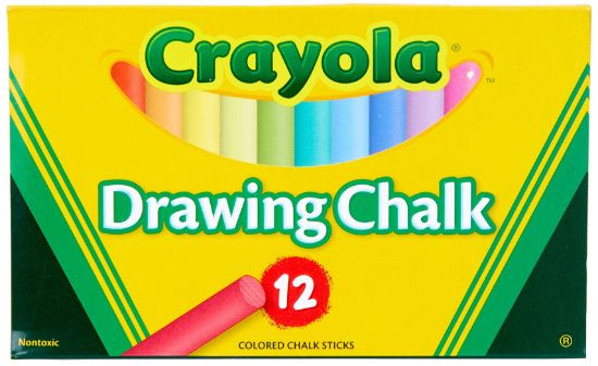 Picture of Crayola Drawing Chalk 12/Pkg
