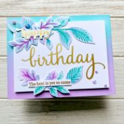 Picture of Pinkfresh Studio Hot Foil Plate-Sentiment Suite: Happy Birthday