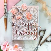 Picture of Pinkfresh Studio Hot Foil Plate-Sentiment Suite: Happy Birthday