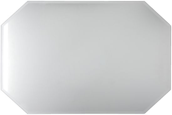 Picture of Octagon Glass Mirror Place Mat With Bevel Edge Bulk 
