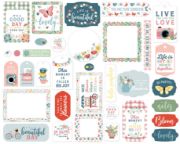 Picture of Echo Park Cardstock Ephemera 33/Pkg-Frames & Tags, Life Is Beautiful