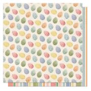 Picture of Bunnies & Blooms Double-Sided Cardstock 12"X12"-Easter Egg