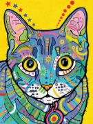 Picture of Pencil Works Color By Number Kit 9"X12" Colorful Cat