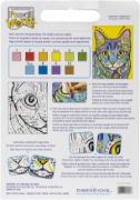 Picture of Pencil Works Color By Number Kit 9"X12" Colorful Cat