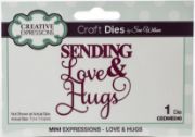 Picture of Creative Expressions Craft Dies By Sue Wilson Mini Expressions- Love & Hugs