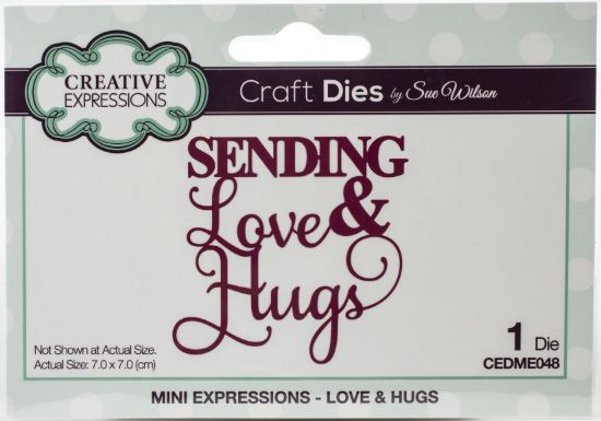 Picture of Creative Expressions Craft Dies By Sue Wilson Mini Expressions- Love & Hugs