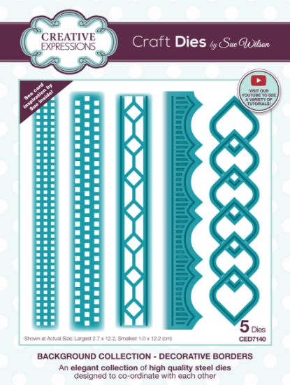 Picture of Creative Expressions Craft Dies By Sue Wilson-Borders- Decorative