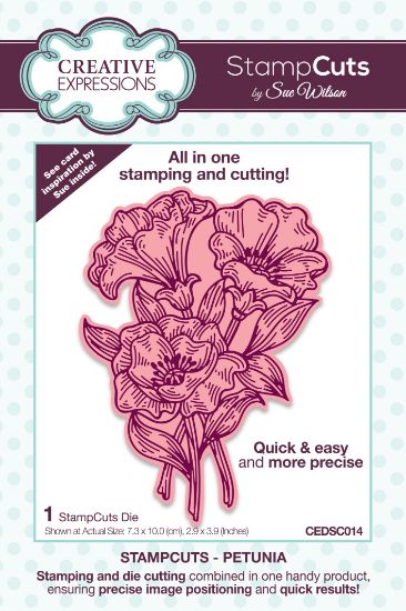 Picture of Creative Expressions StampCuts Dies By Sue Wilson-Petunia