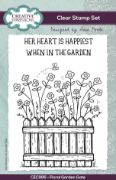 Picture of Creative Expressions 6"X4" Clear Stamp Set By Sam Poole-Floral Garden Gate