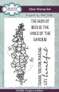 Picture of Creative Expressions 6"X4" Clear Stamp Set By Sam Poole-Foxglove & Bees