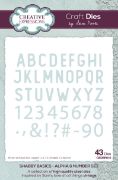 Picture of Creative Expressions Craft Dies By Sam Poole-Shabby Basics - Alpha & Number Set