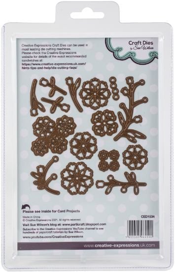 Picture of Creative Expressions Craft Dies By Sue Wilson Finishing Touches- Button Flower