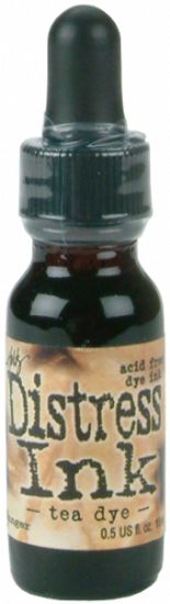 Picture of Distress Pad Re-Inker .5oz Tea Dye