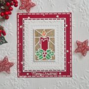 Picture of Creative Expressions Craft Dies By Sue Wilson-Festive Stained Glass Candle