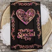 Picture of Creative Expressions Craft Dies By Sue Wilson-Love & Romance Lace Rose Heart 9/Pkg
