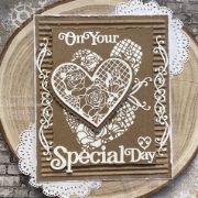 Picture of Creative Expressions Craft Dies By Sue Wilson-Love & Romance Lace Rose Heart 9/Pkg