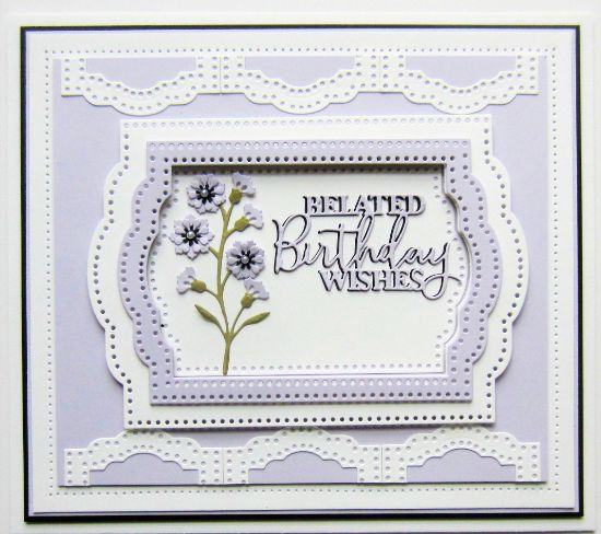 Picture of Creative Expressions Craft Dies By Sue Wilson-Mini Expressions Duos- Belated Birthday