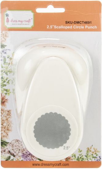 Picture of Dress My Craft Paper Punch 2.5" Scalloped Circle